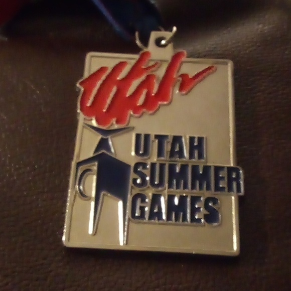 Utah Summer Games Medal Cedar City Red Blue Ribbon Olympics Sports Event… - Picture 4 of 5